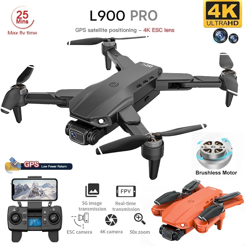 Drone Ae Rc - L900 Pro GPS Drone 4K profesional