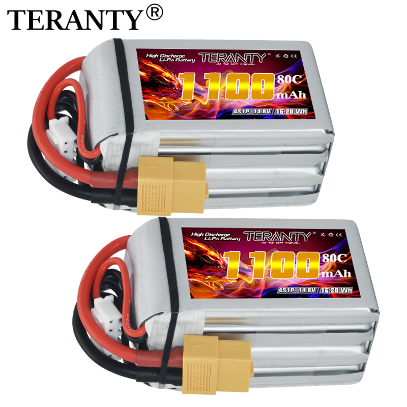 Drone Rc Leading - Batería Lipo TERANTY 4S 1100mAh 80C/160C