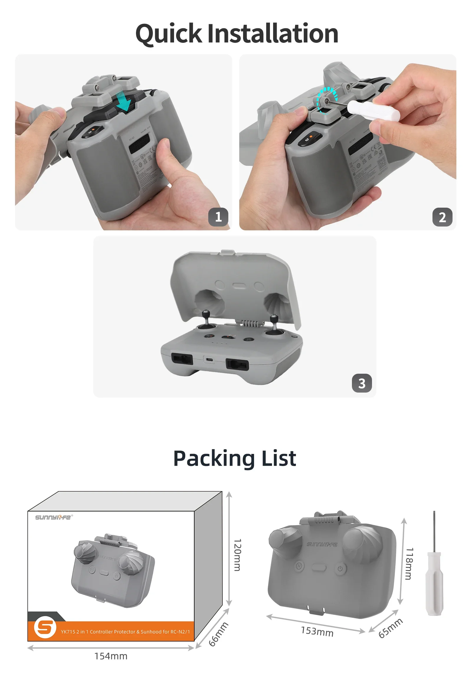 Protector de controlador 2 en  - Drone Rc Cover reseña y precio