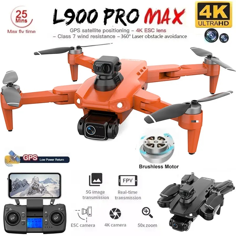 L900 Pro MAX GPS Drone 4K Prof - Drone Ae Rc reseña y precio