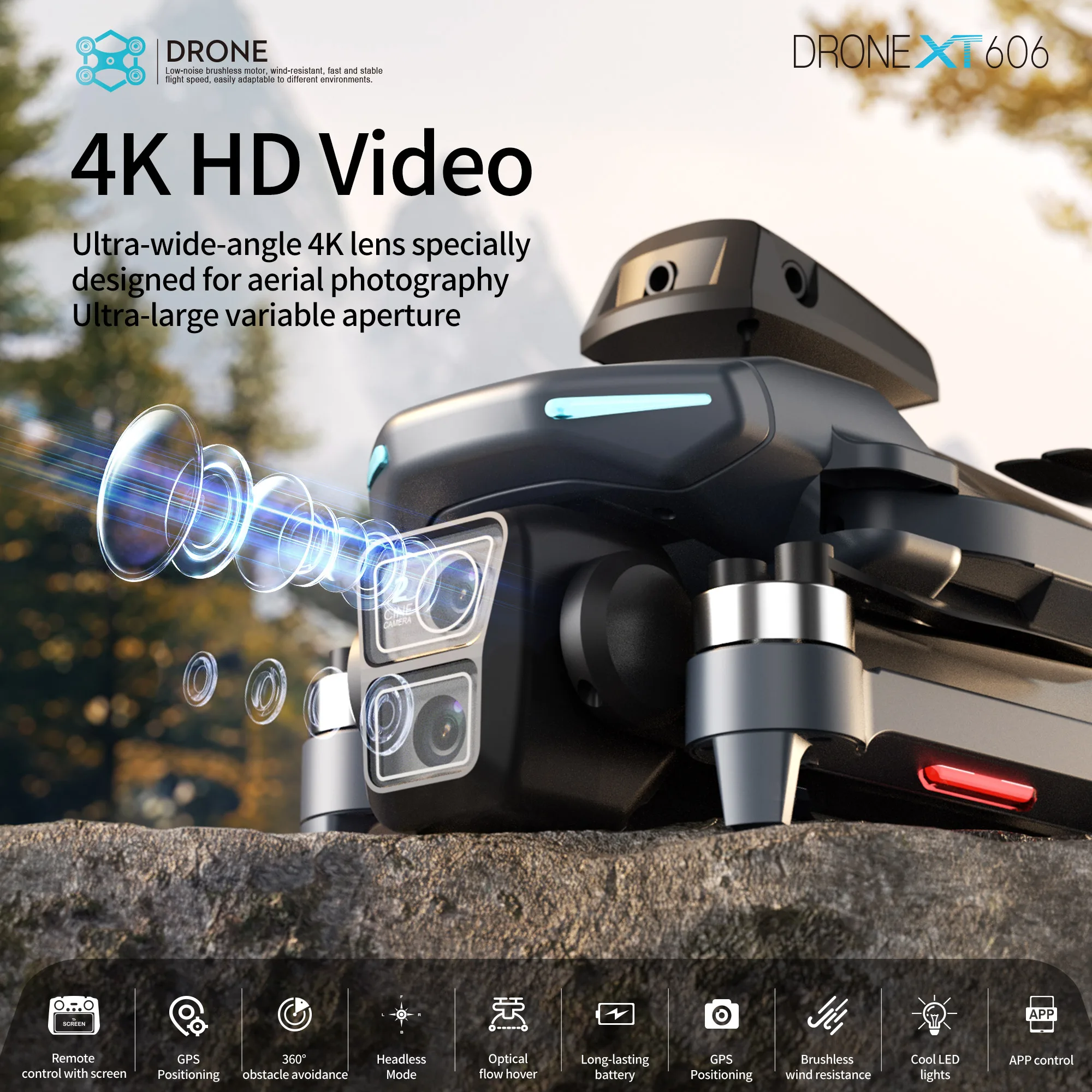 Dron Original XT606 Profesiona - Drone Ae Rc reseña y precio