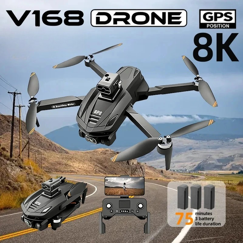 Dron GPS V168 Original, Cámara - Drone Ae Rc reseña y precio