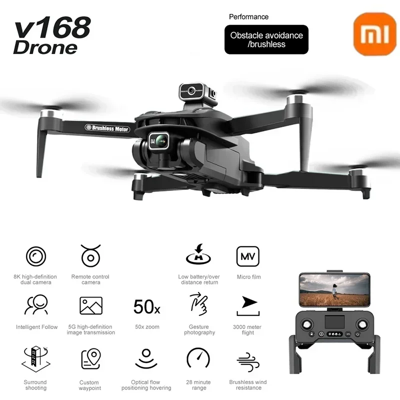 Dron GPS V168 Original, Cámara - Drone Ae Rc reseña y precio