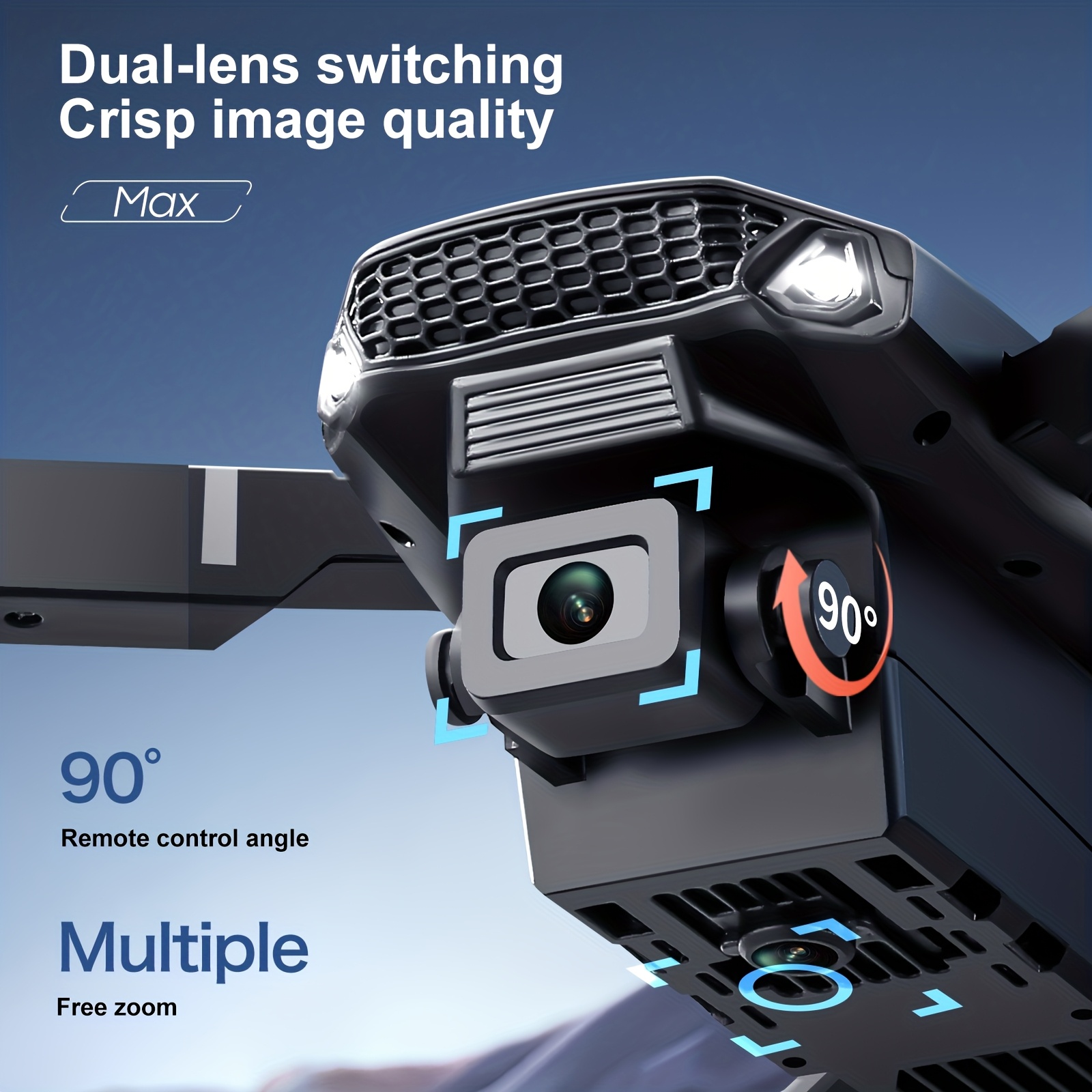 Dron plegable E88 PRO MAX 2026 - Drone E88 Rc Quadcopter reseña y precio