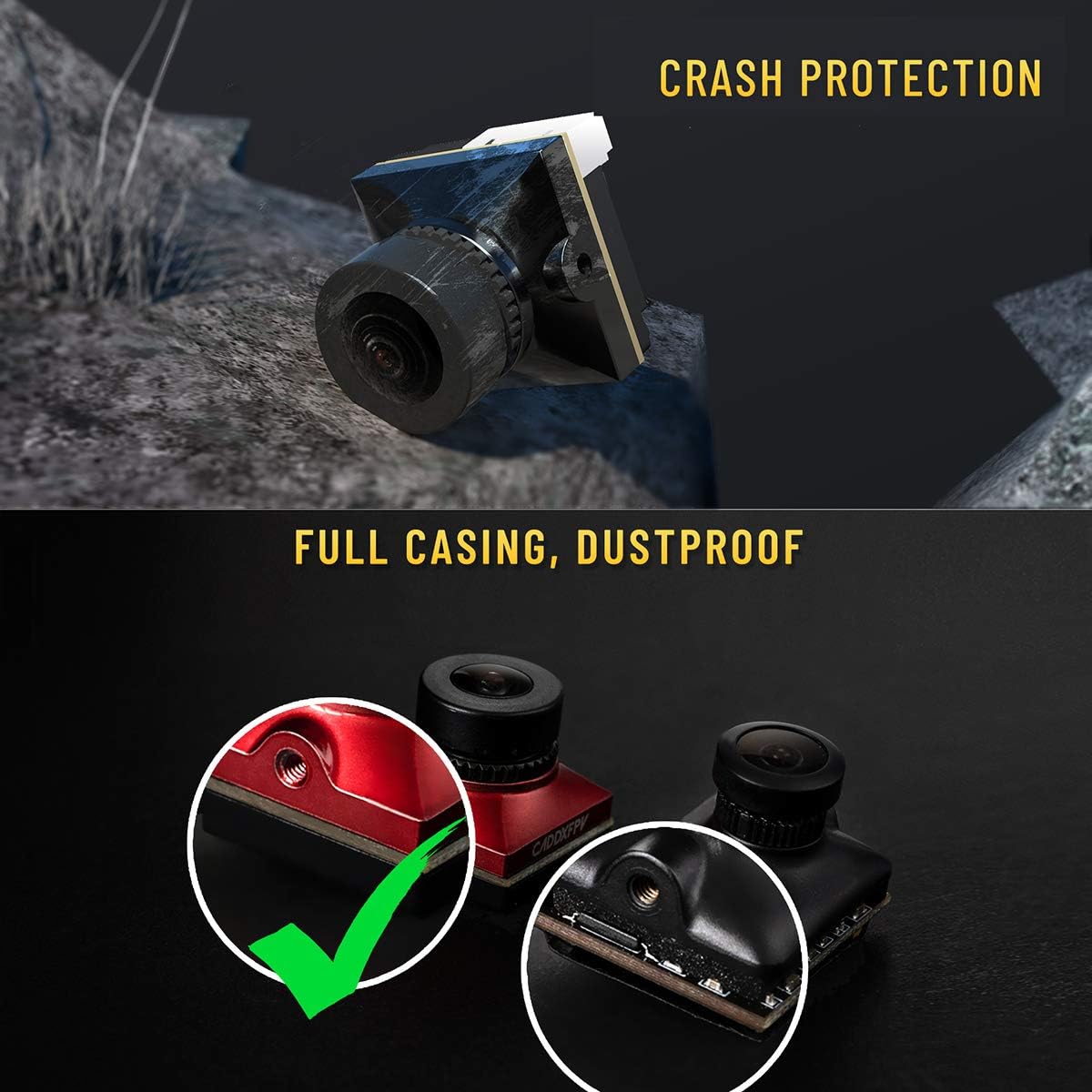 CADDX Cámara Micro FPV Ratel 2 - Drone Ae Rc reseña y precio
