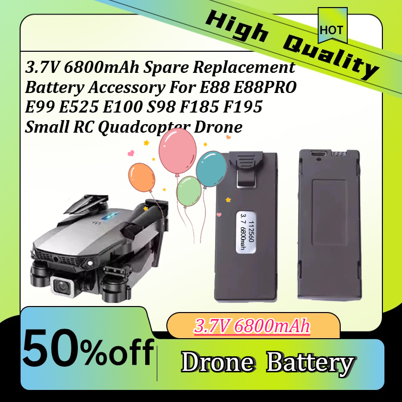 Accesorio de batería de repues - Drone E88 Rc Quadcopter reseña y precio
