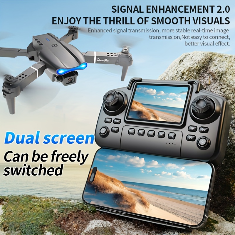 Dron plegable E99 PRO MAX con  - Drone Ae Rc reseña y precio