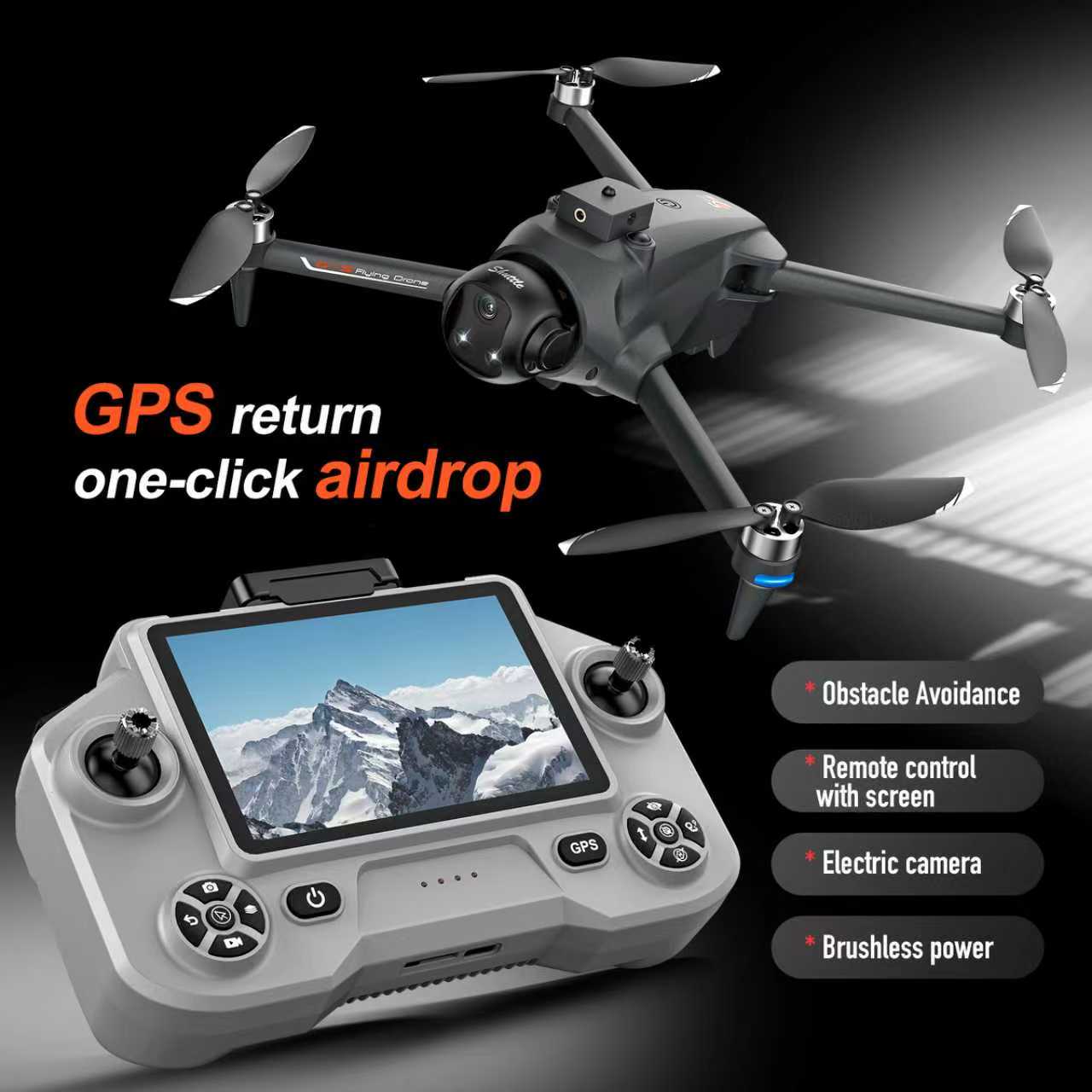 Dron Cuatricóptero FPV GPS YL0 - Drone Ae Rc reseña y precio